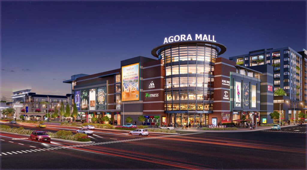 Phối cảnh Agora mall