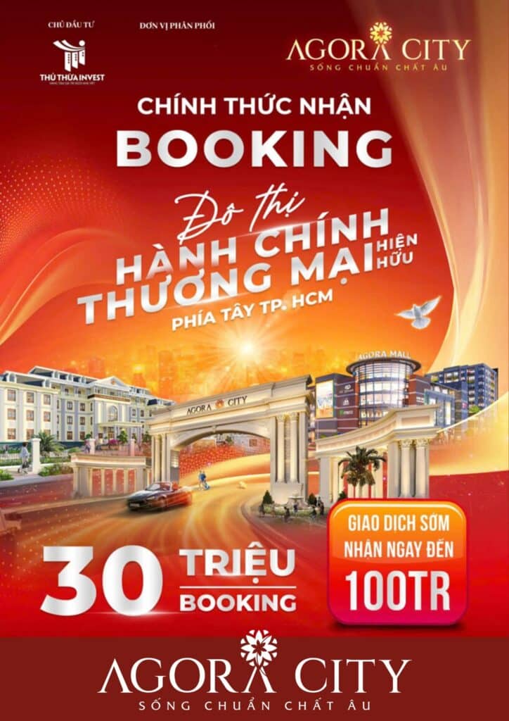 Tổng qua dự án Agora City Thủ Thừa