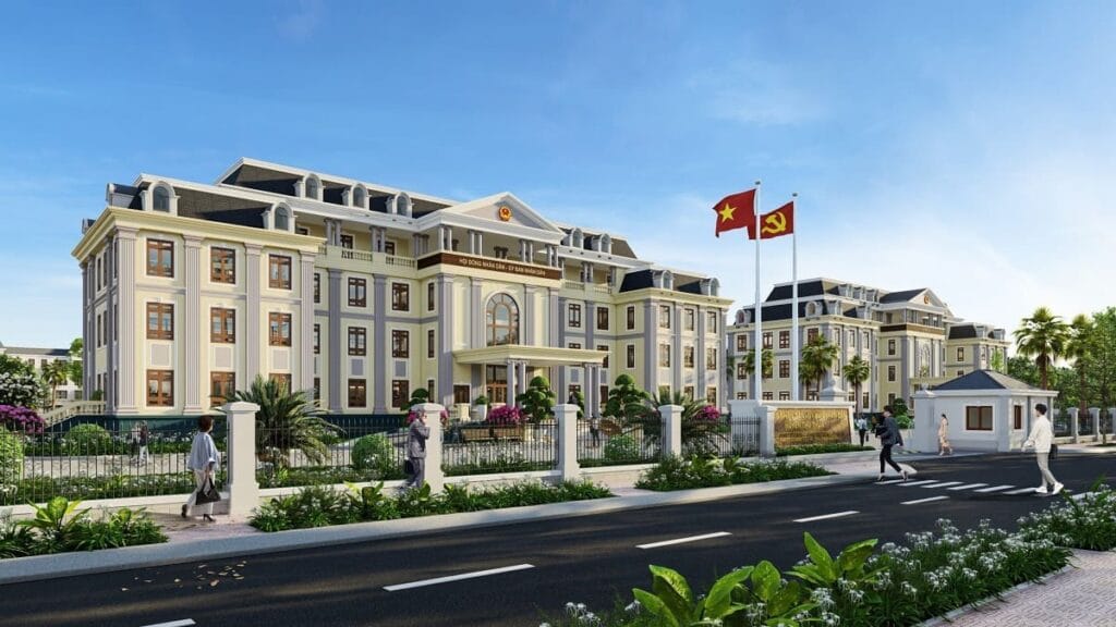 Trung tâm hành chính huyện Thủ Thừa
