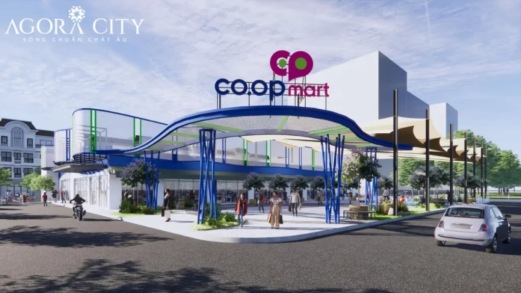 Hệ thống siêu thị Co.opmart tại khu vực dự án Agora City 